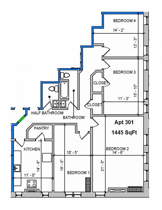 Grand Block Apartment #301