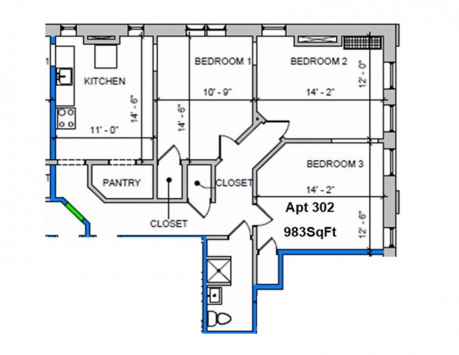 Grand Block apartment 302