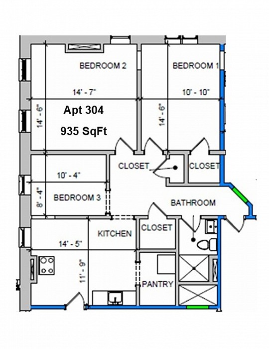 Grand Block Apartment 304