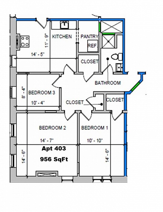 Grand Block Apartment #403