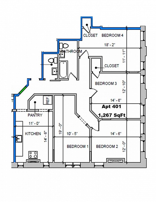 Grand Block apartment 401